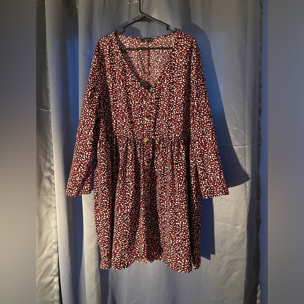 Cheetah smock dress